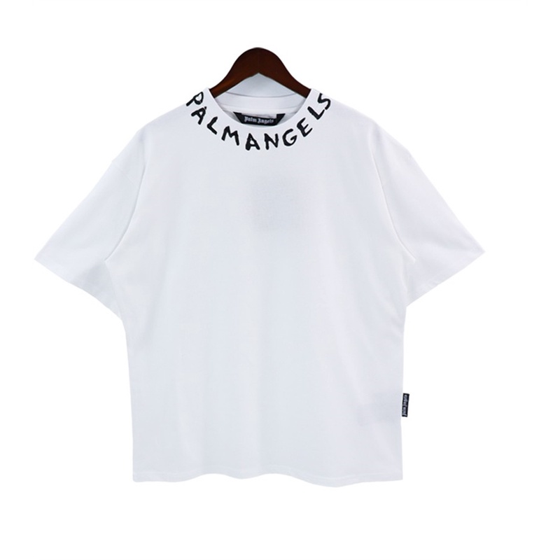 Áo Thun Tay Ngắn Dáng Rộng In Chữ Palm Angels Thời Trang Xuân Hè 23SS