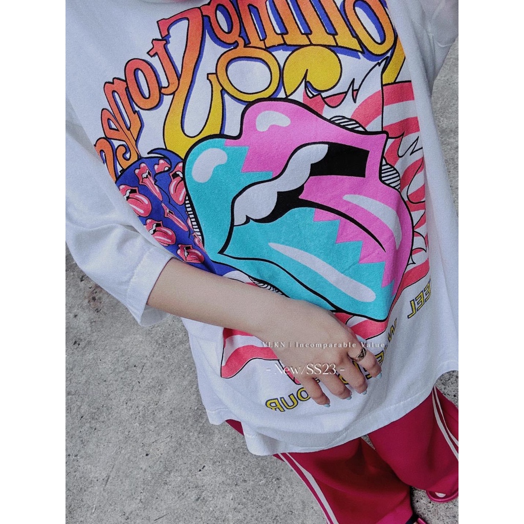 Áo thun u.k rol.ling sto.nes