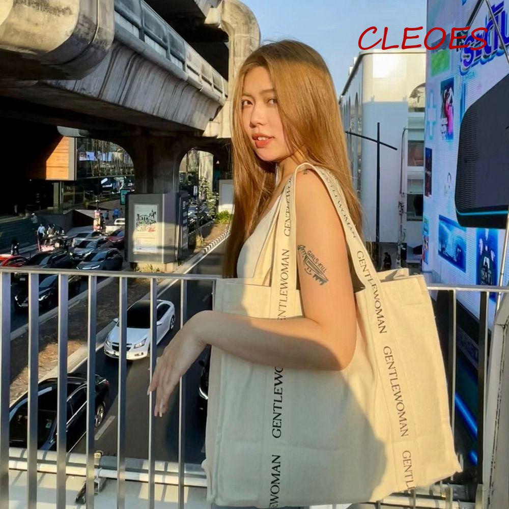 Túi Vải Canvas Đựng Mỹ Phẩm CLEOES Tiện Dụng Cho Mẹ Bỉm Sữa