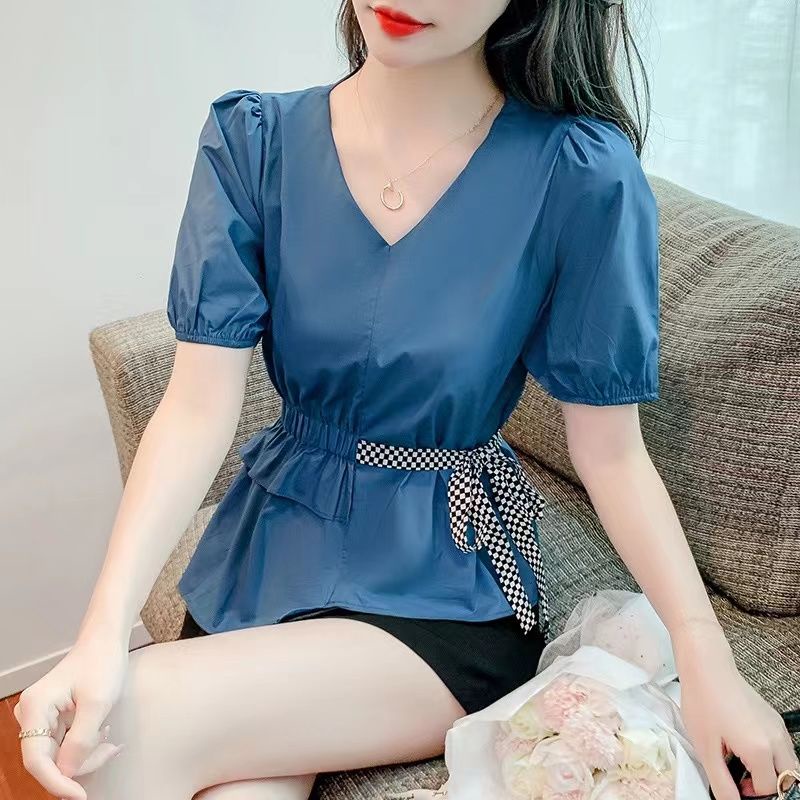 2023 Đầm Mỏng Vừa Vặn Che Bụng Phong Cách Hàn Quốc Dễ Phối Đồ