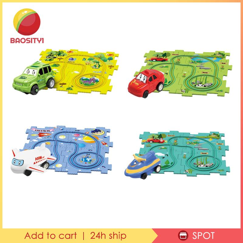 [Baosity 1] Đồ Chơi Xếp Hình Đường Ray Xe Lửa Cho Trẻ Mẫu Giáo