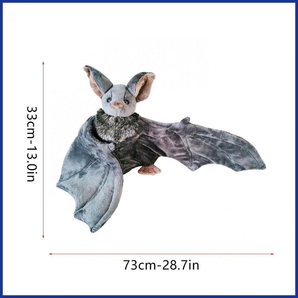 Dơi Nhồi Bông 13 Inch Mềm Mại Trang Trí Halloween