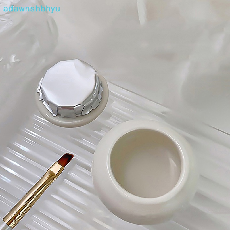 Cốc Sứ Rửa Móng Tay Có Nắp Đậy Tiện Dụng