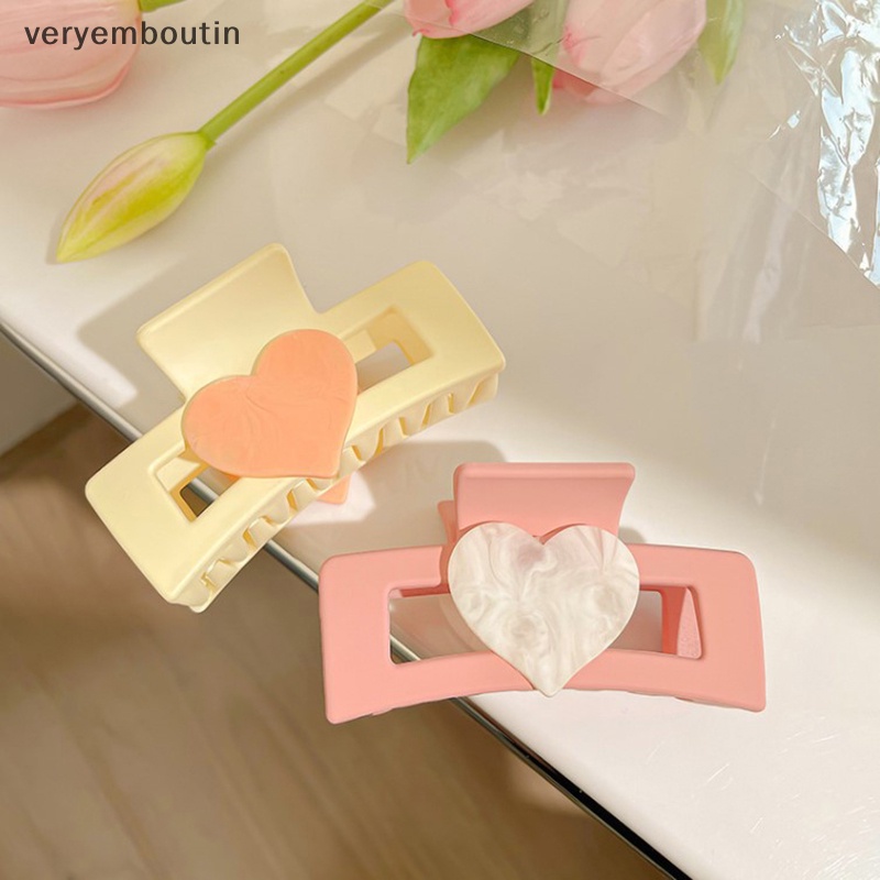 Kẹp Tóc Hình Trái Tim / Cá Mập Cỡ Lớn Dễ Thương Thời Trang Cho Nữ