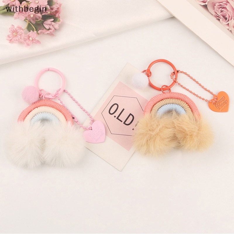 Móc Khóa Dây Bện Hình Mưa Dễ Thương Cho Nữ