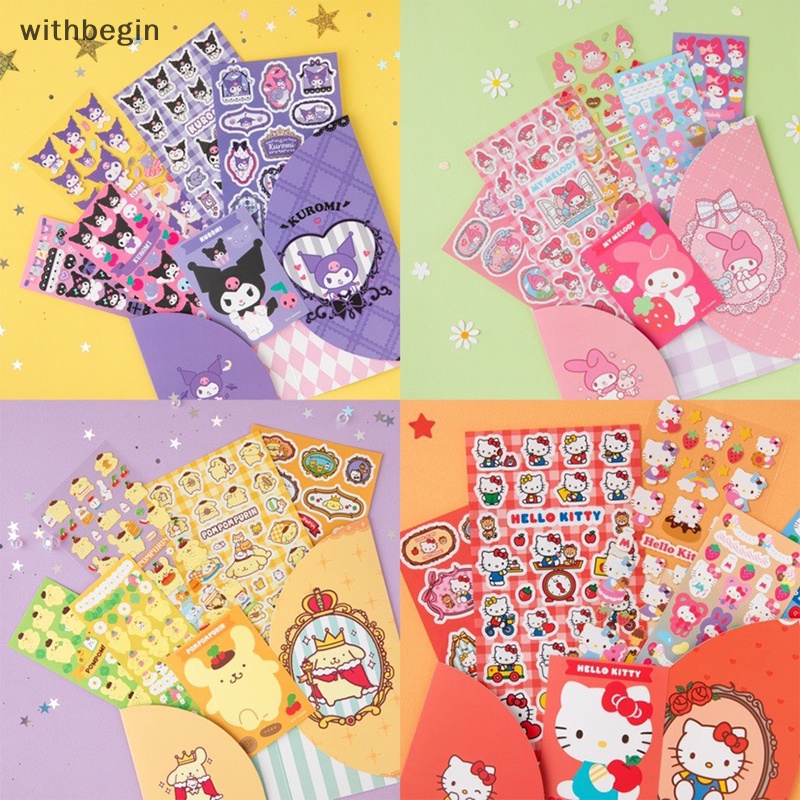 1 Gói Nhãn Dán Trang Trí Sổ Tay Hình Melody Dễ Thương DIY