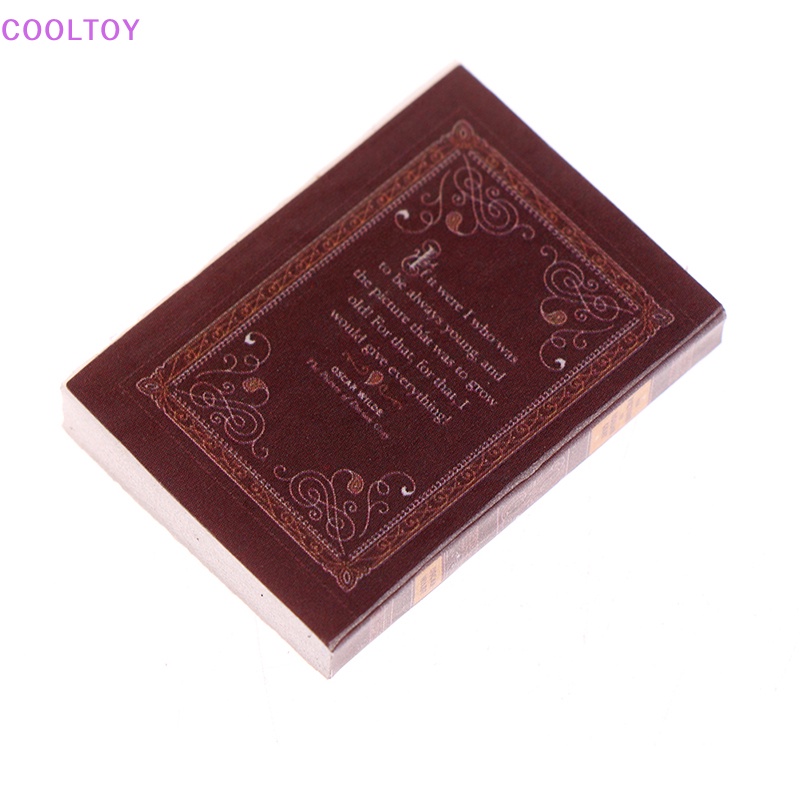 Set 6 Mô Hình Cuốn Sách 1 / 12 Dùng Để Trang Trí Nhà Búp Bê