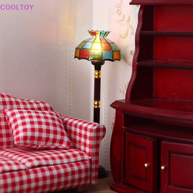 Cooltoy Đèn LED Sàn Nhiều Màu Trang Trí Nhà Búp Bê Tỉ Lệ 1: 12