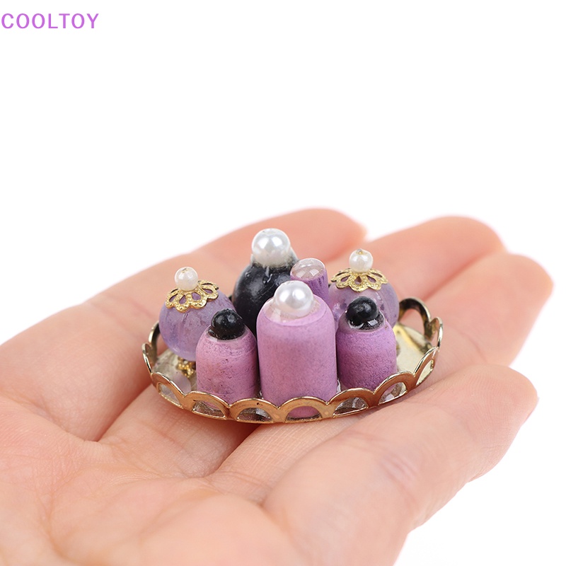 1 Bộ Khay Đựng Đồ Dùng Phòng Ngủ Cho Nhà Búp Bê Tỉ Lệ 1: 12