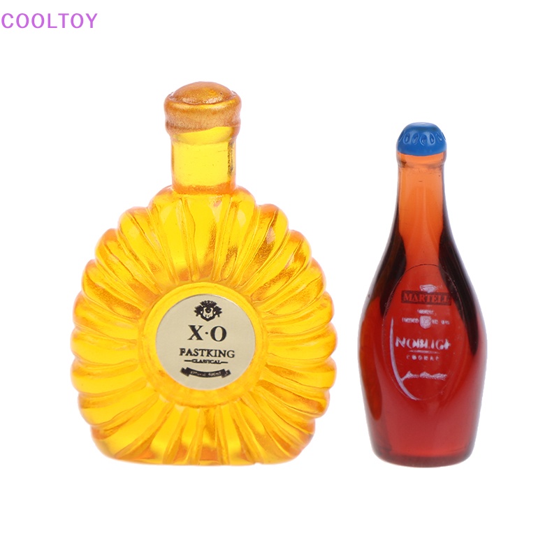 Set 10 Chai Rượu Mini Tỉ Lệ 1: 12 Dùng Để Trang Trí Nhà Búp Bê