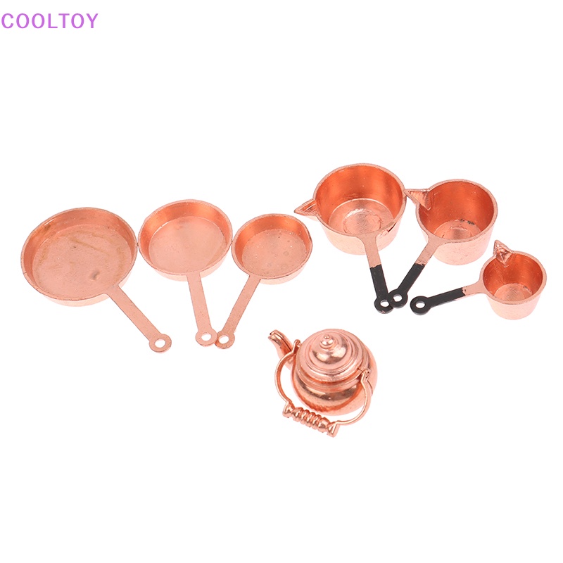 Mô Hình Nồi Chảo Kèm Muỗng Mini Tỉ Lệ 1: 12 Trang Trí Nhà Búp Bê