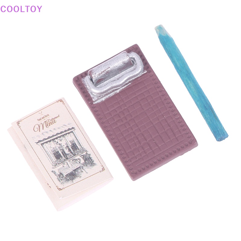 Cooltoy Bảng Kẹp Tài Liệu Mini Bằng Kim Loại Cho Nhà Búp Bê