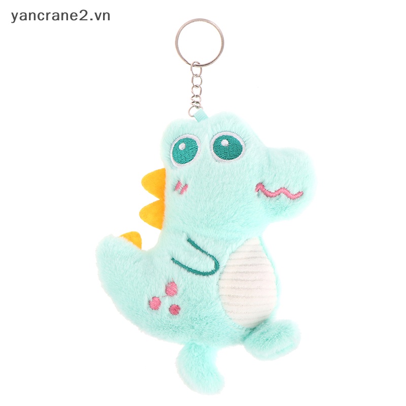 Búp Bê Nhồi Bông Hình Khủng Long Mềm Mại 12CM Treo Móc Khóa / Ba Lô / Túi Xách Trang Trí Quà Tặng Cho Bé {yancrane2.vn}