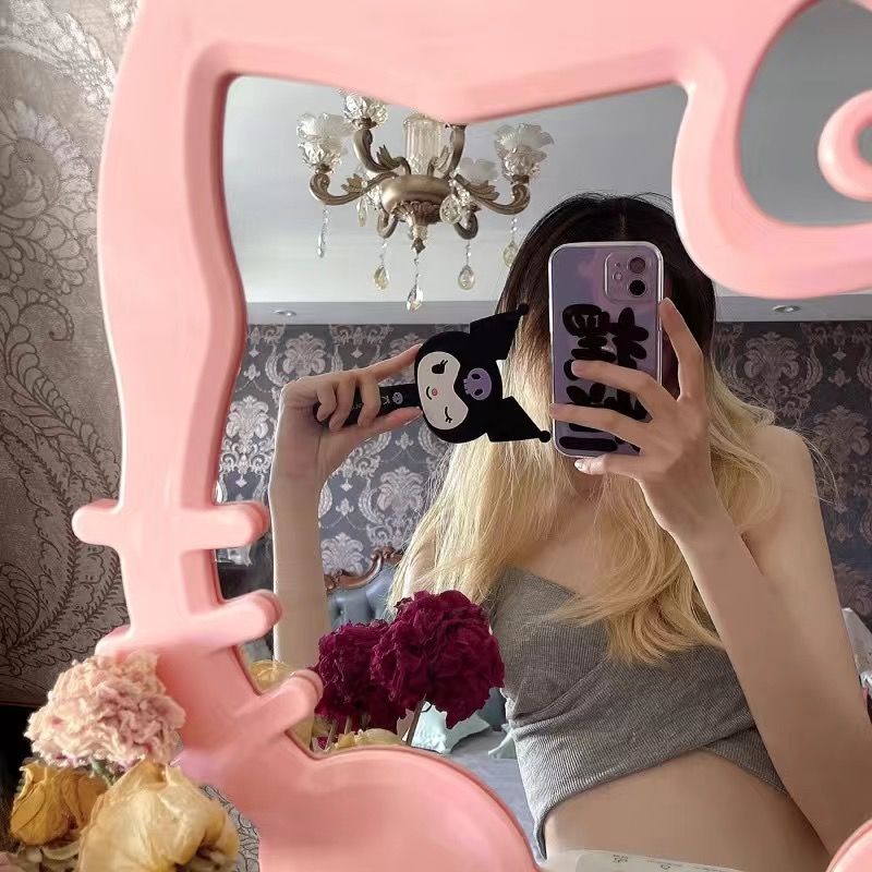 Sanrio Gương Trang Điểm Hình Hello Kitty Đáng Yêu Cho Nữ