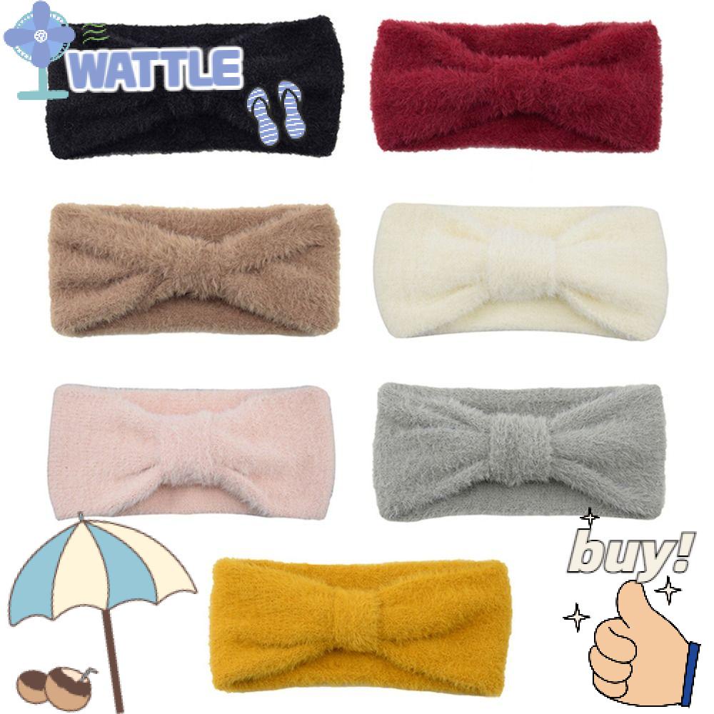 Băng Đô Nhung Giữ Ấm Tai Thiết Kế Xoắn Chéo Cho Nữ