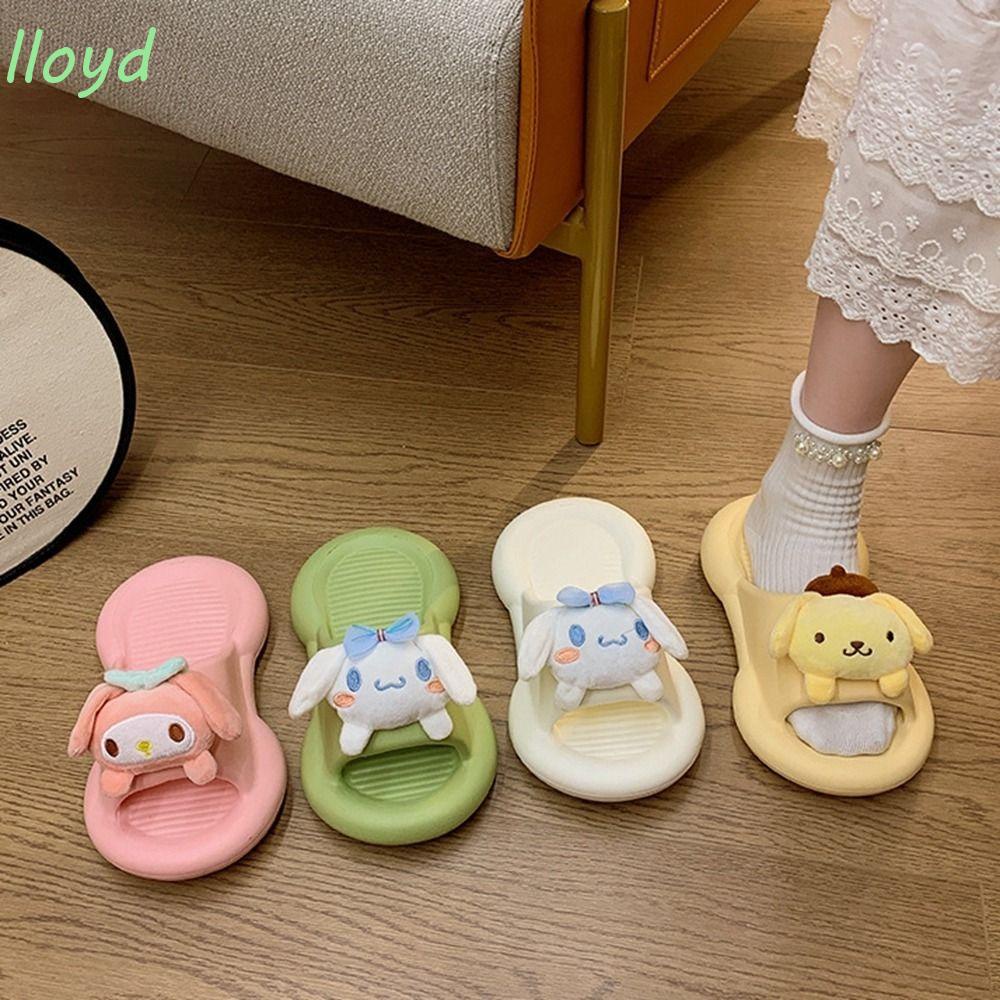 Dép Xỏ Ngón Đế Bằng Họa Tiết Hoạt Hình Thời Trang Mùa Hè Thoải Mái Cho Nữ