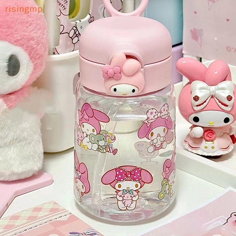 Bình Nước Bằng Nhựa Họa Tiết Hoạt Hình Cinnamoroll Sanrio Melody Dễ Thương