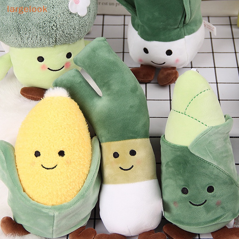 1 Đồ chơi nhồi bông Hình Rau Củ Quả Bắp Broccoli Hoạt Hình