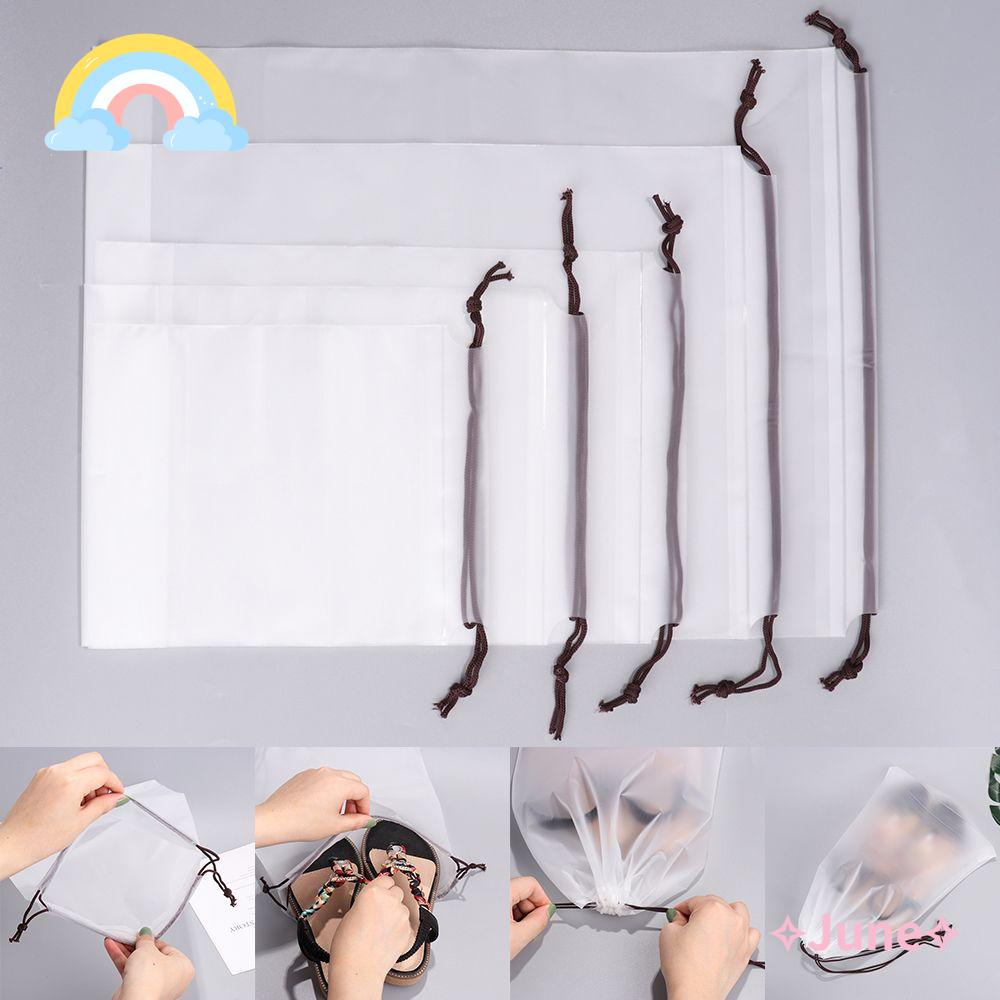 JUNE Set 3 Túi Đựng Đồ Trang Điểm Trong Suốt Tiện Dụng Khi Đi Du Lịch