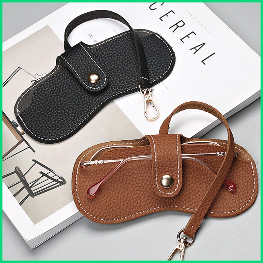 Túi Da PU Mềm Đựng Mắt Kính Chống Trầy Tiện Dụng