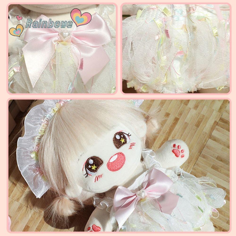 Đầm Xòe Họa Tiết Cầu Vồng Dễ Thương Dành Cho Búp Bê EXO / Idol