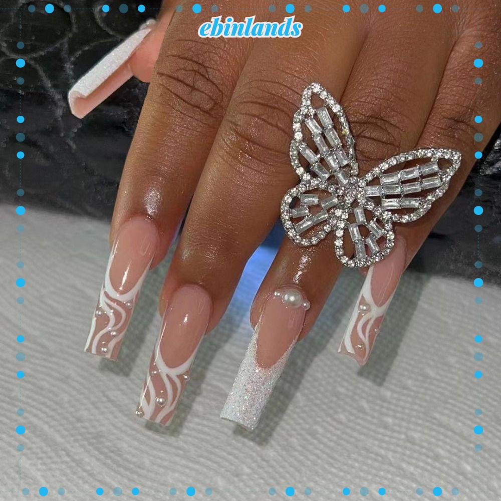 Bộ 24 Móng Tay Giả Che Phủ Toàn Diện Tháo Rời Được