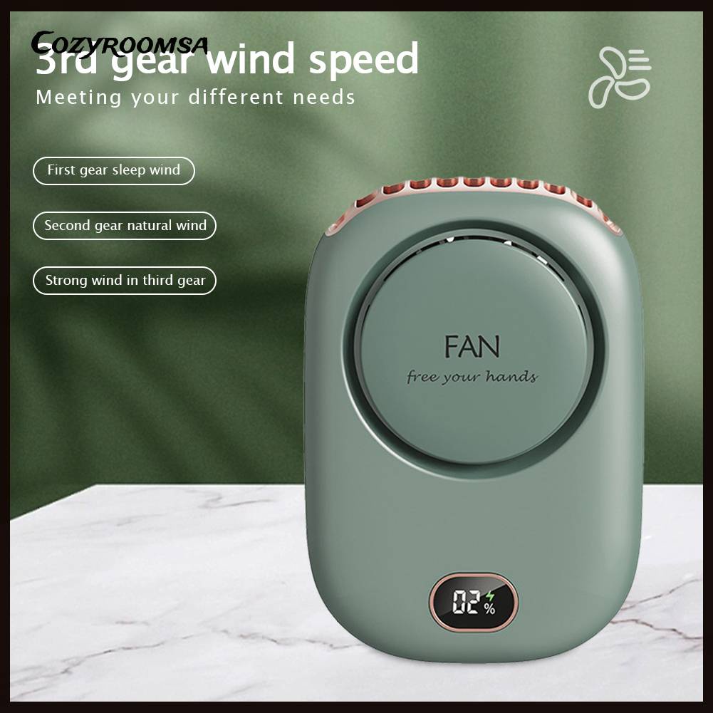 Quạt Mini Không Cánh Treo Thắt Lưng Đa Năng Tiện Dụng