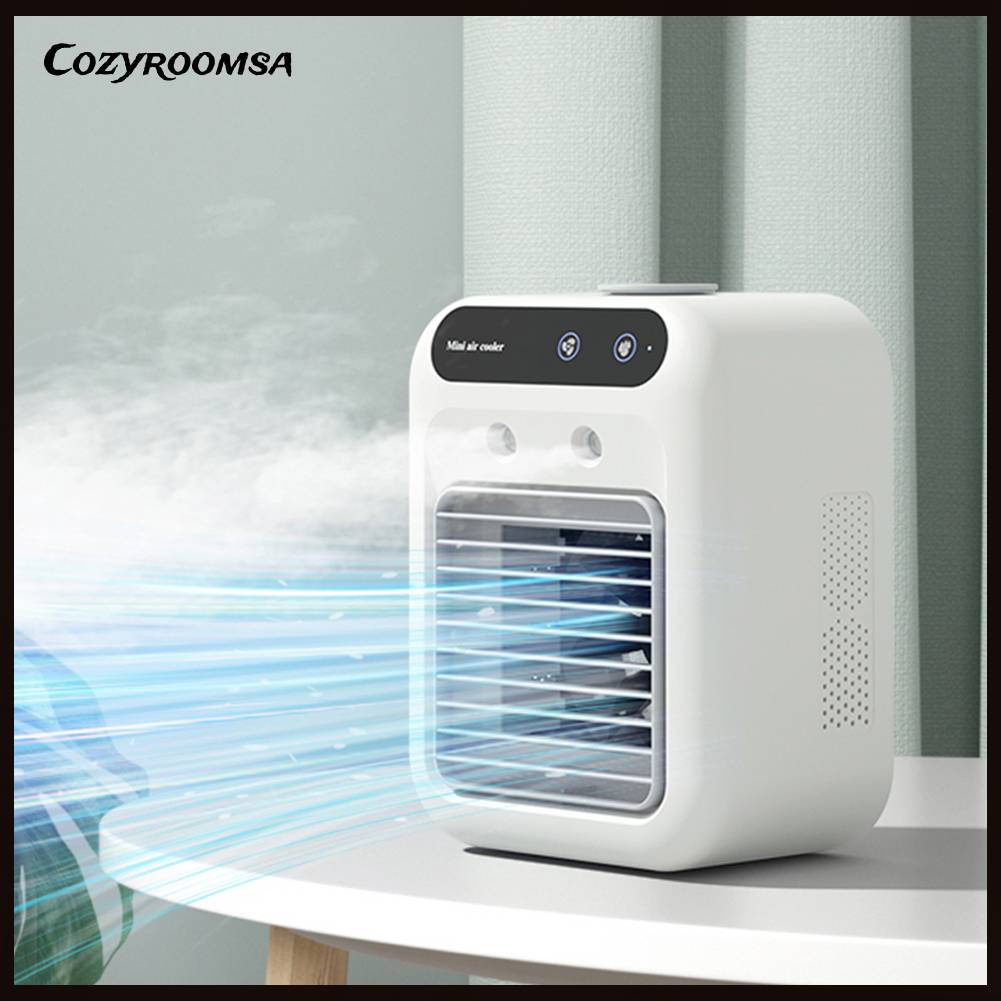 Quạt Phun Sương Mini 2 Tốc Độ 1800mAh 500ml Tiện Dụng Cho Xe Hơi
