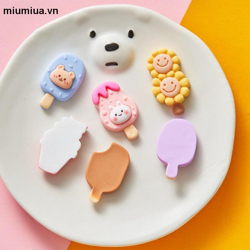miumiuaJibbitz, Sticker, Charm Hình Gắn Trang Trí Dễ Thương