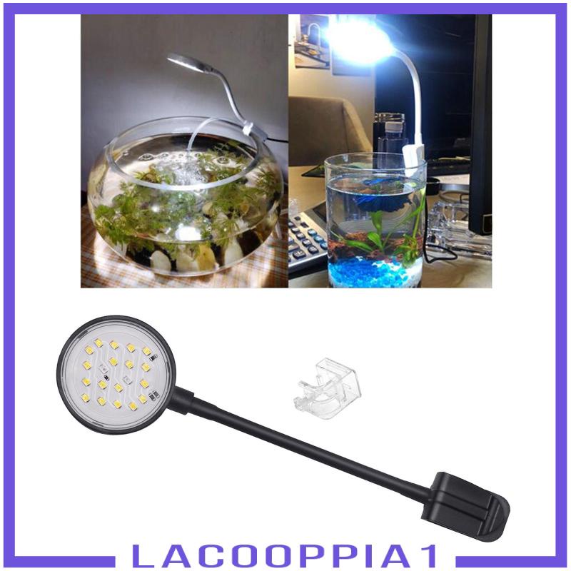 [Lacooppia1] Đèn LED Dạng Kẹp Gắn Hồ Cá Có Thể Xoay Được