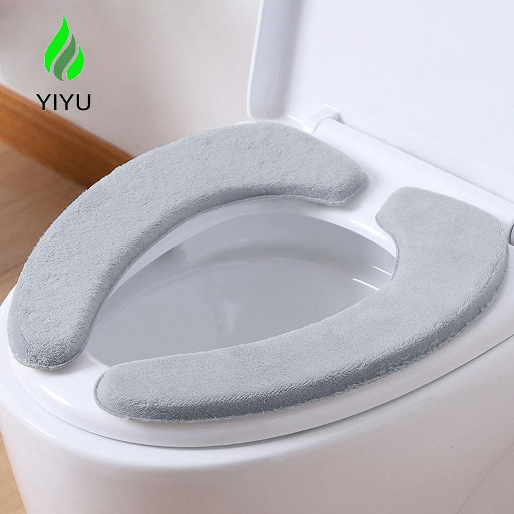 Vỏ Bọc Nắp Bồn Cầu Chống Nước Có Thể Giặt Rửa Trang Trí Nhà Cửa Ốp