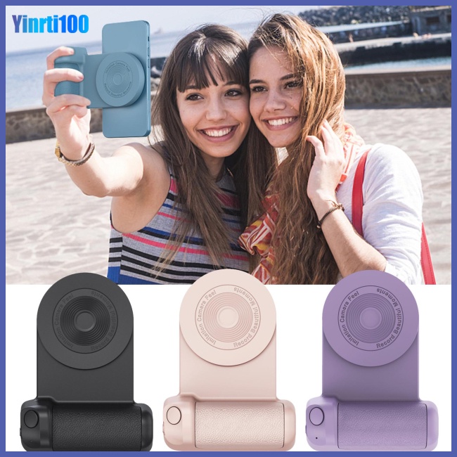 Giá Đỡ Điện Thoại Kiêm Sạc Bluetooth Không Dây 2 Trong 1 Có Nam Châm Chống Rung Hỗ Trợ Chụp Ảnh Selfie