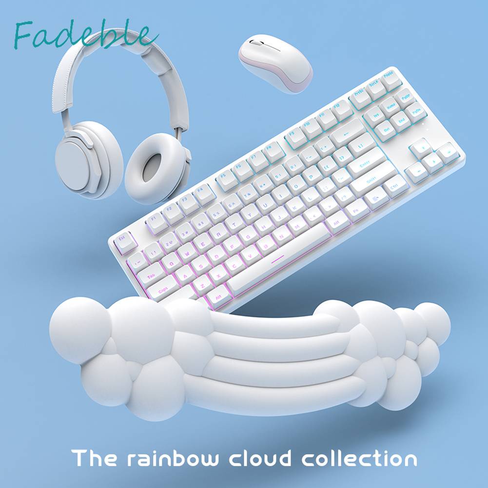 Đệm Cổ Tay Bấm Bàn Phím Máy Tính Giảm Đau Hình Đám Mây