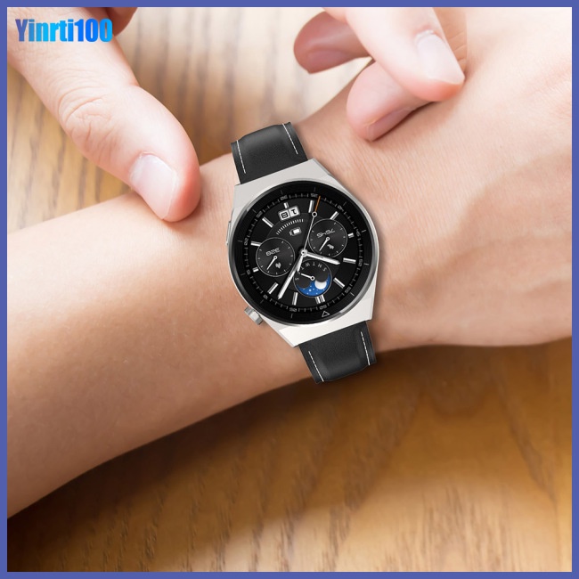 Dây Đeo Bằng Da Mềm Chống Nước Cho Đồng Hồ Thông Minh Huawei Watch Gt3 Pro 46mm / 43mm