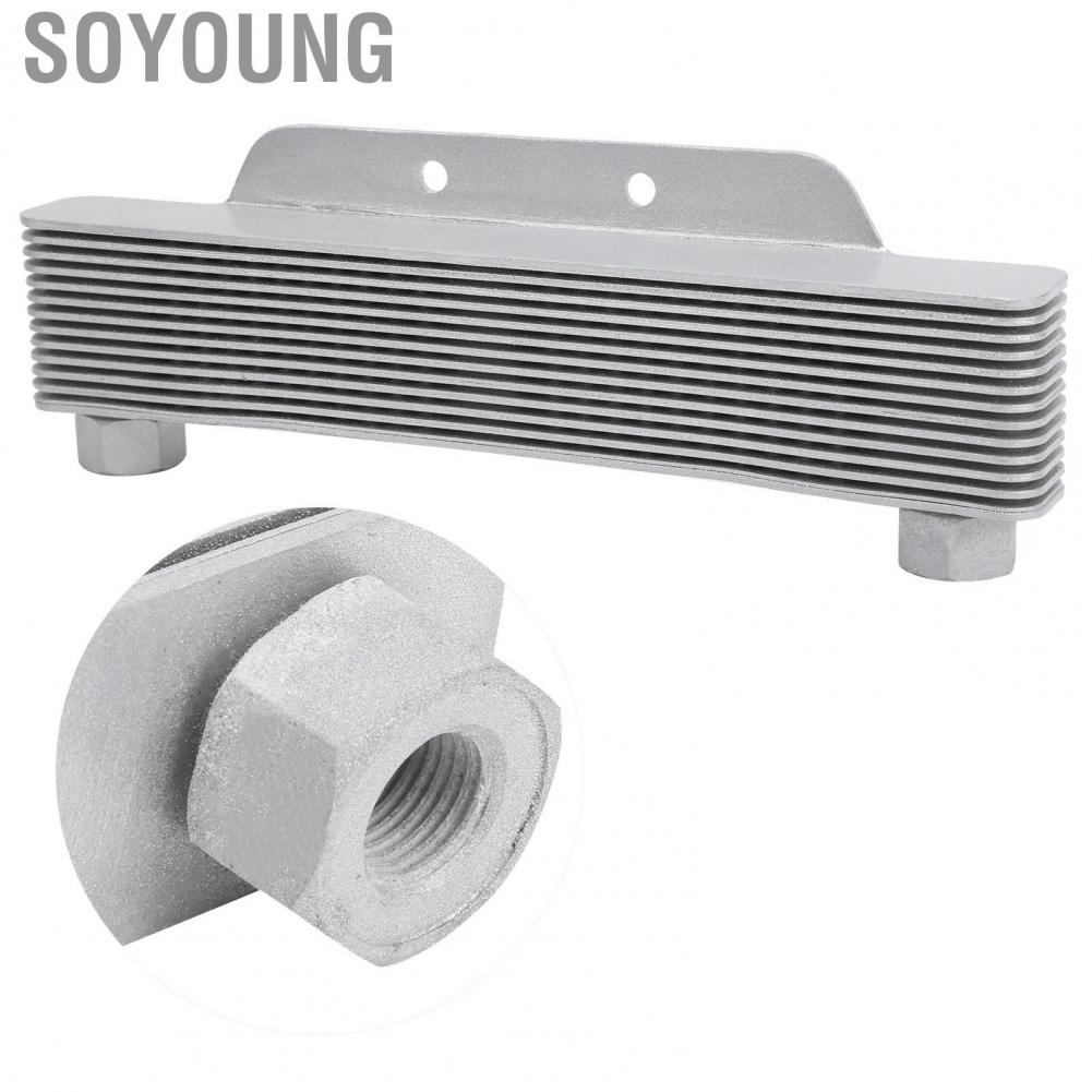 Soyoung Thermostat Housing Cover auto  heater 13 Rows Engine Oil Cooler Cooling Universal for 125CC-250CC