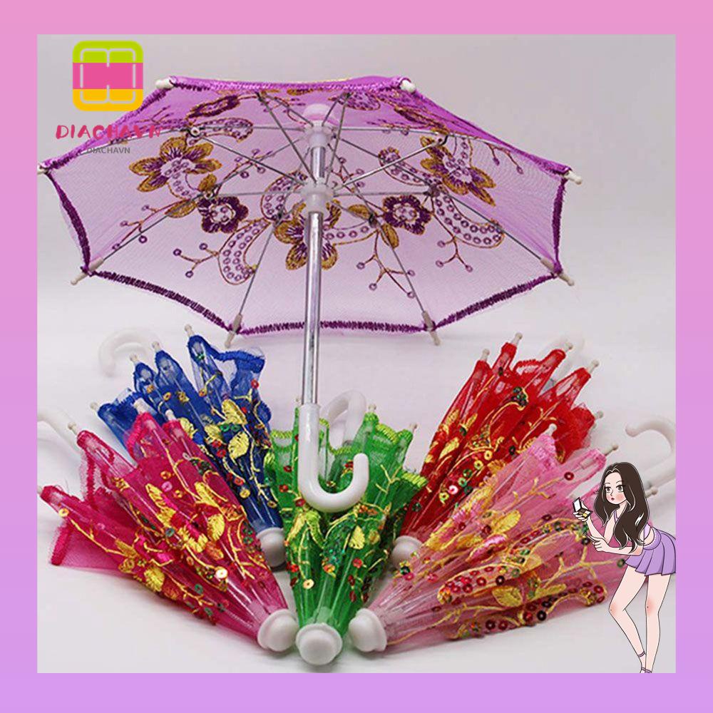 Dù Che Nắng Mini Phối Ren Mới Dành Cho Búp Bê