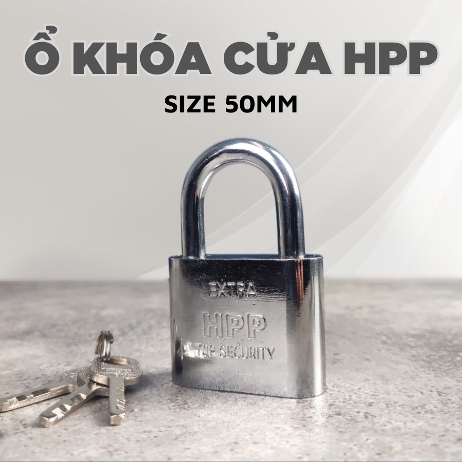 Ổ khóa cửa nhà HPP chất thép lõi đồng siêu bền nhiều kích thước cao cấp - Huy Tưởng