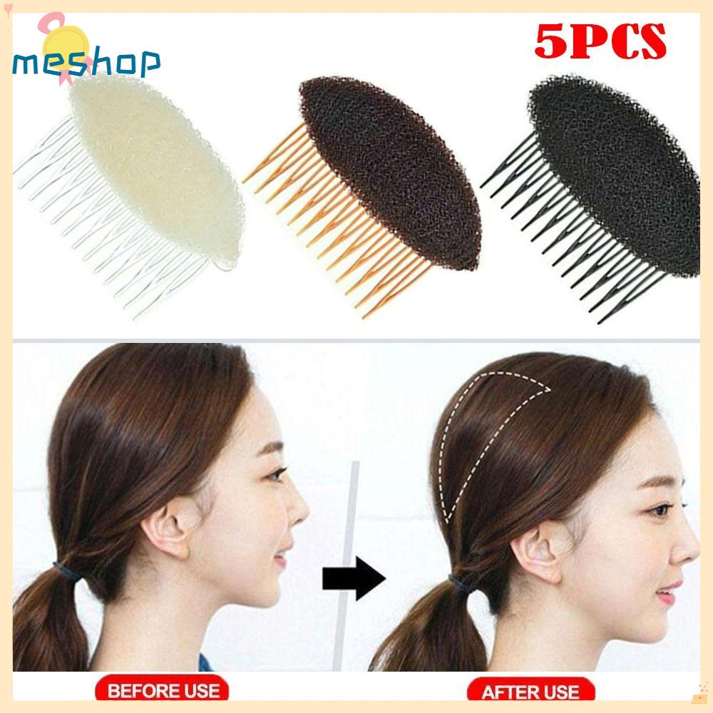 Lược Chải Tạo Kiểu Tóc Bồng Bềnh Bằng Nhựa / Trắng / Đen / Nâu DIY