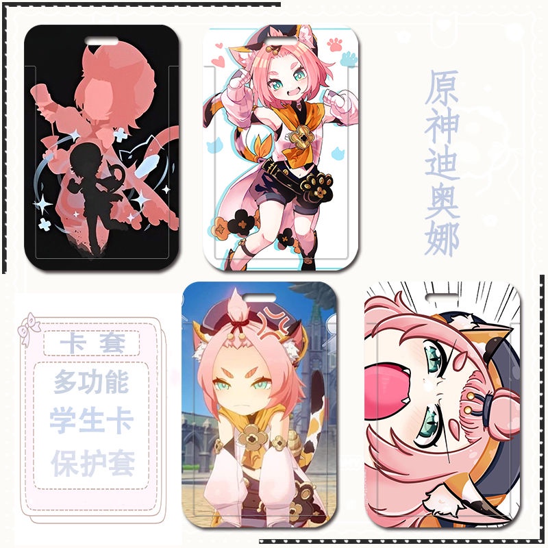 Ốp Điện Thoại Họa Tiết Anime Genshin Va Chạm Diona DIY Cho Học Sinh