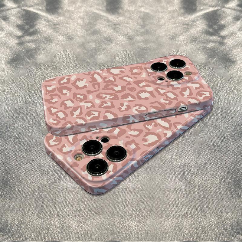 Ốp Điện Thoại Mềm Chống Sốc Họa Tiết Da Báo Cho Iphone1211 786Inmax14Pro 13 plus