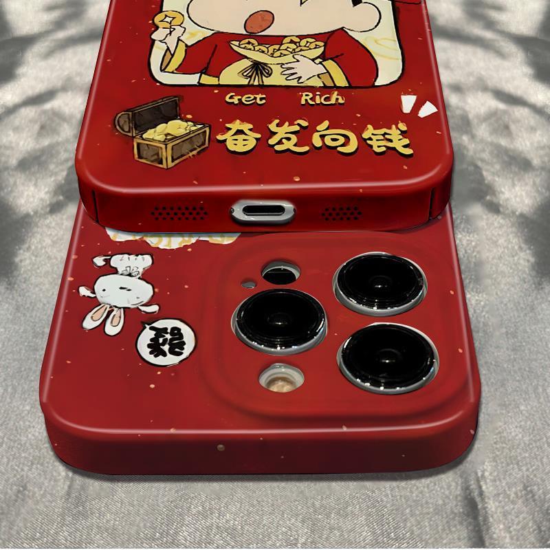 Ốp Điện Thoại Dẻo Họa Tiết Hoạt Hình Shin-Chan Dễ Thương Chống Sốc Cho Iphone1 Iphone126In 1314pro max 78 11