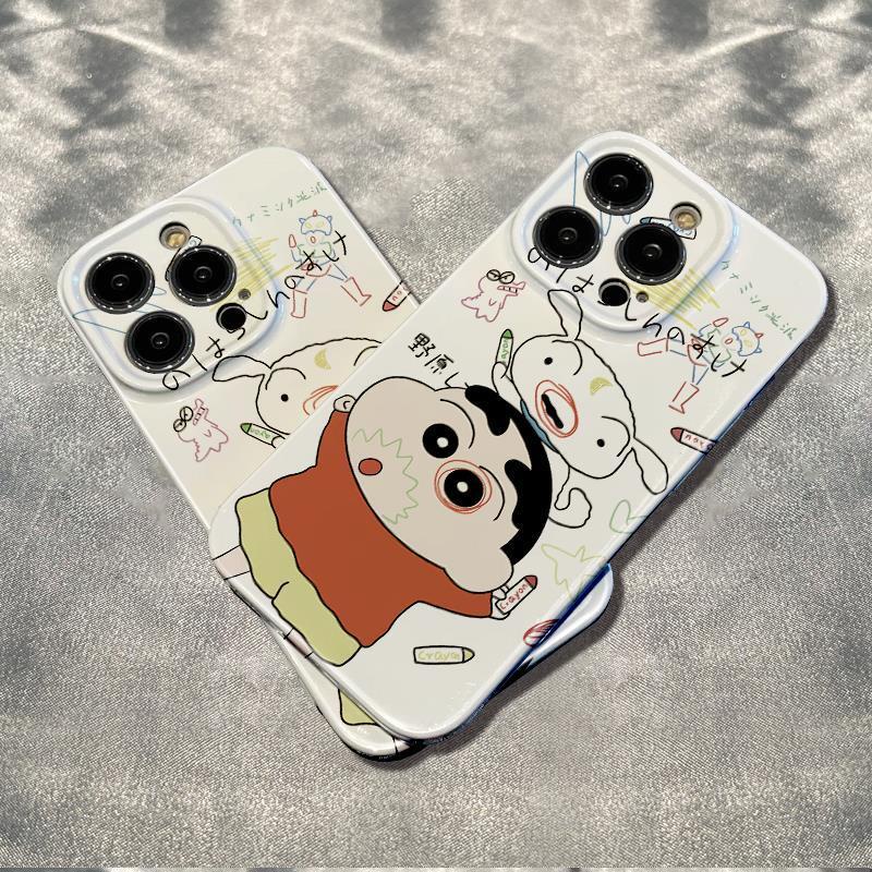 Ốp Điện Thoại Mềm Chống Sốc In Hình Shin-Chan Cho Iphone 6In Plus 11 max 13 14 Pro 78 12 S9AA