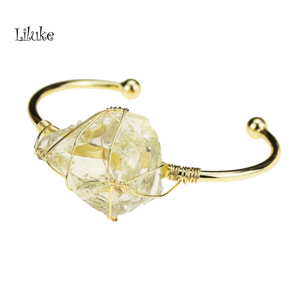 Vòng Tay Hợp Kim Hở Kiểu Dáng Độc Đáo Thời Trang Cho Nữ