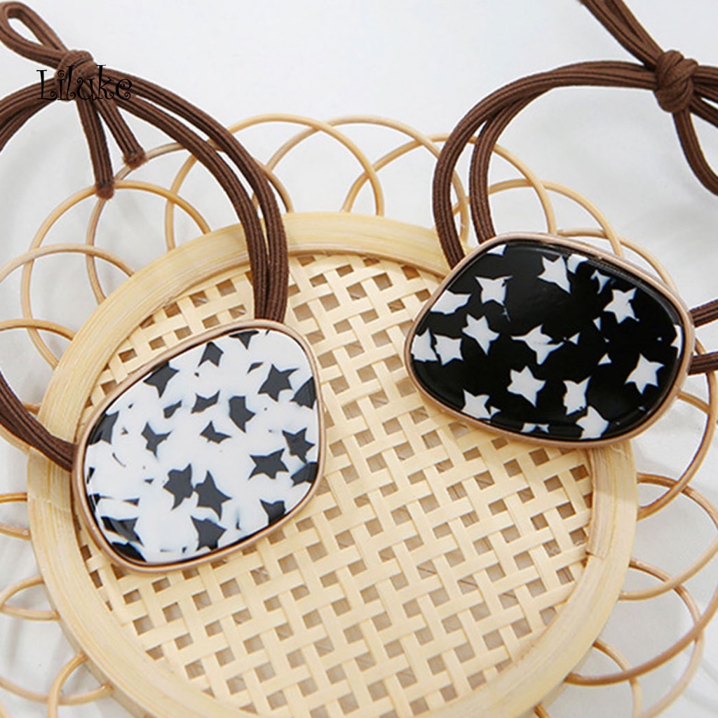 Dây Buộc Tóc Họa Tiết Da Báo Thời Trang Nữ