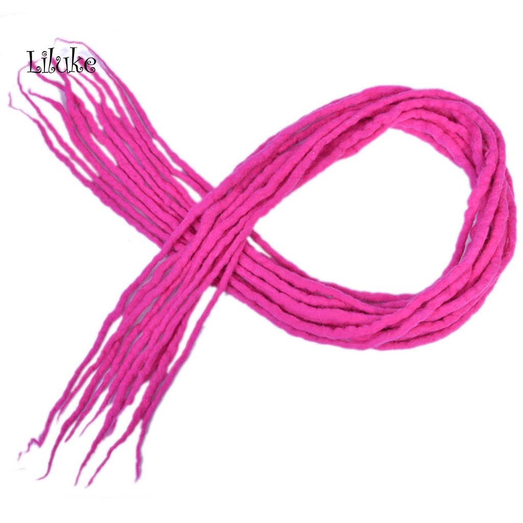 1 Túi Sợi Len 22 Inches Mềm Mại Gọn Nhẹ Nhiều Màu Tự Làm Tóc Phong Cách Hip hop