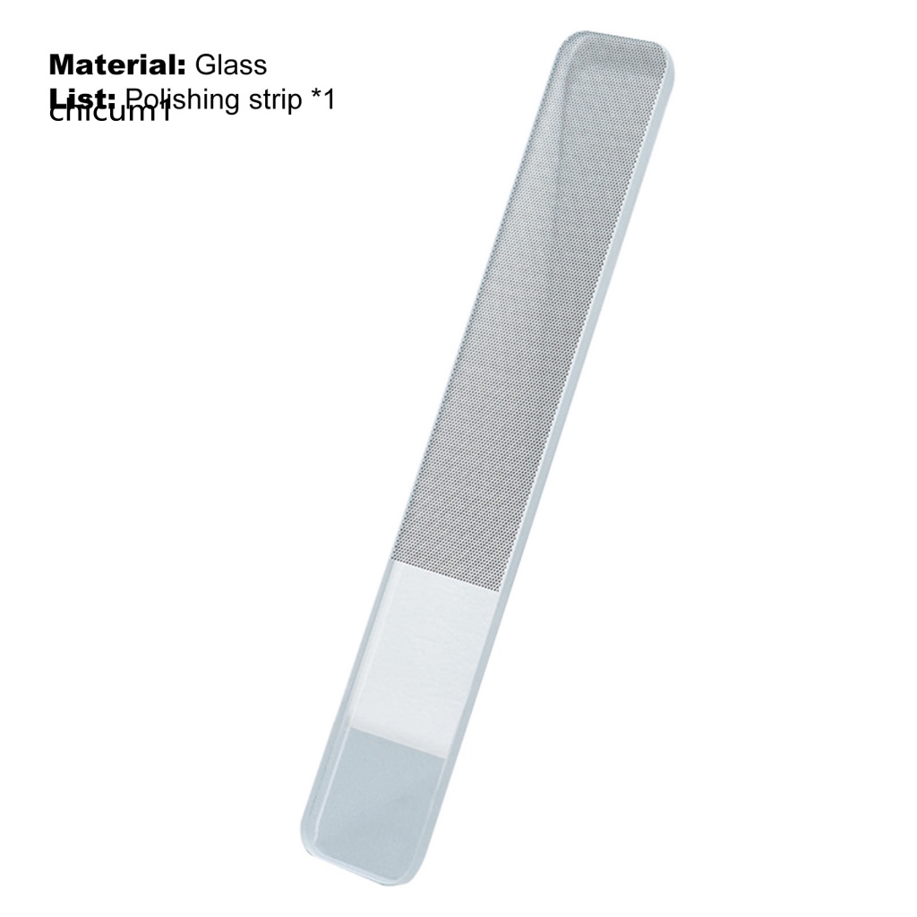 Dũa Móng Tay Bằng Kính CC Trong Suốt Không Cần Biến Dạng Có Thể Giặt