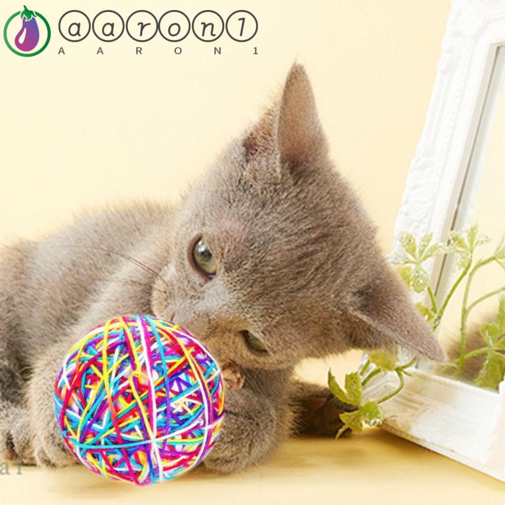 Bóng Len Mềm Mại Chống Cắn Nhiều Màu Sắc Cho Mèo Cưng AARON1