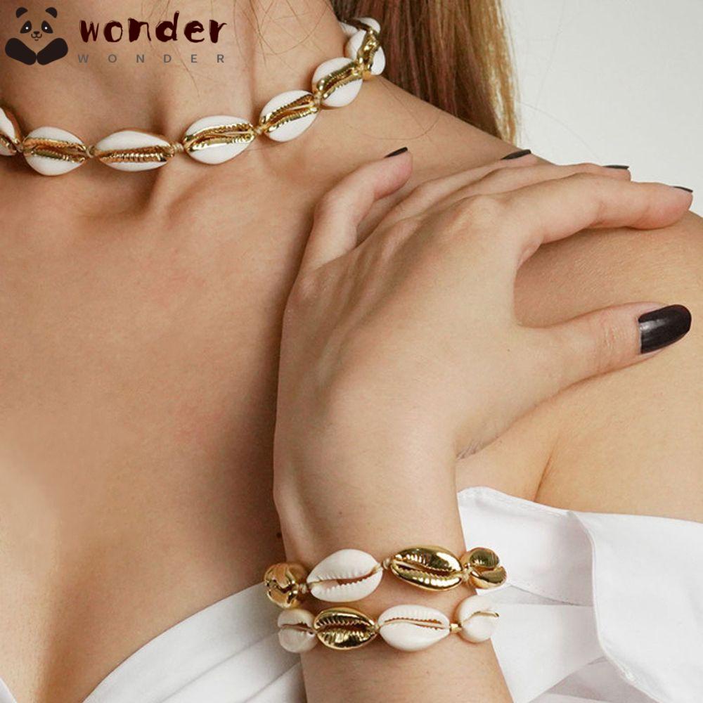 Vòng cổ Mặt Vỏ Sò Tự Nhiên 3 Kiểu Khác Nhau