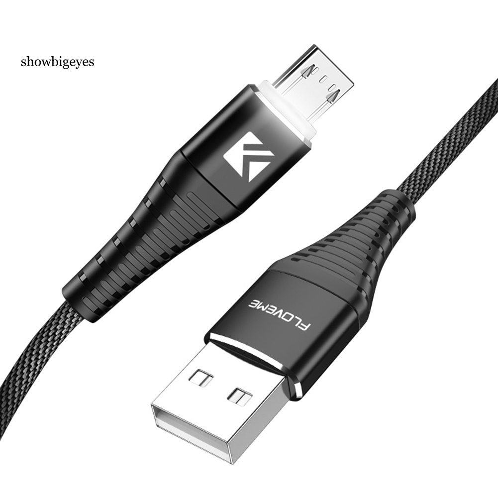 Cáp Sạc Nhanh Micro USB 2.1A Có Đèn LED Chuyên Dụng Cho Android