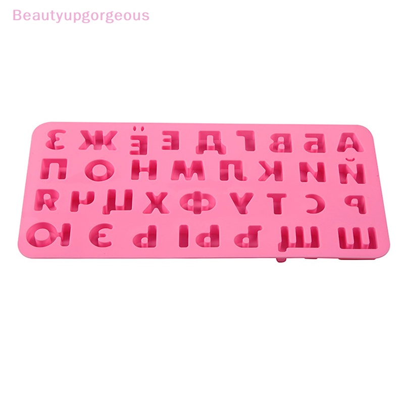 Khuôn Silicone Làm Bánh Hình Chữ Cái Tiếng Nga 3D